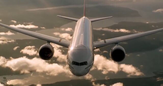 Flugzeug. Quelle: Screenshot Youtube