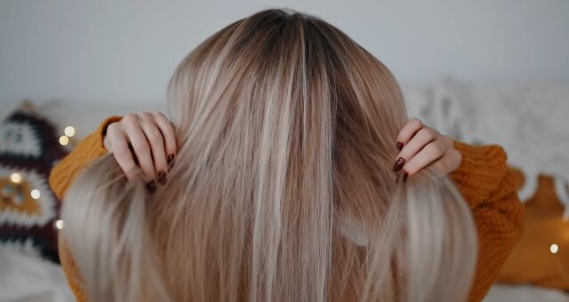 Blondes Haar. Quelle: Screenshot Youtube