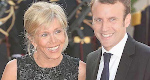 Brigitte und Emmanuel Macron. Quelle: Screenshot Youtube