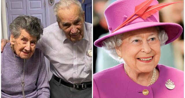 Ehepaar Bond und Königin Elizabeth II. Quelle: Screenshot Youtube