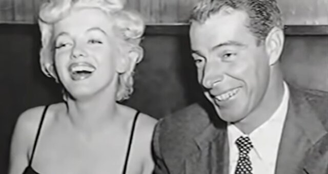Marilyn Monroe und Joe DiMaggio. Quelle: Screenshot Youtube