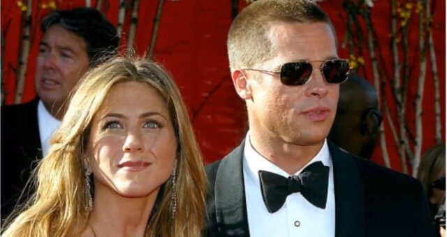 Brad Pitt und Jennifer Aniston. Quelle: Screenshot Youtube