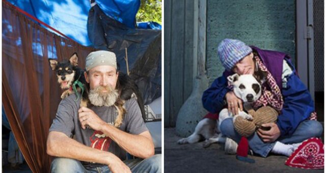 Obdachlose und ihre Haustiere. Quelle: Screenshot Youtube