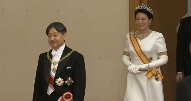 Kaiser Naruhito und Kaiserin Masako. Quelle: Screenshot Youtube