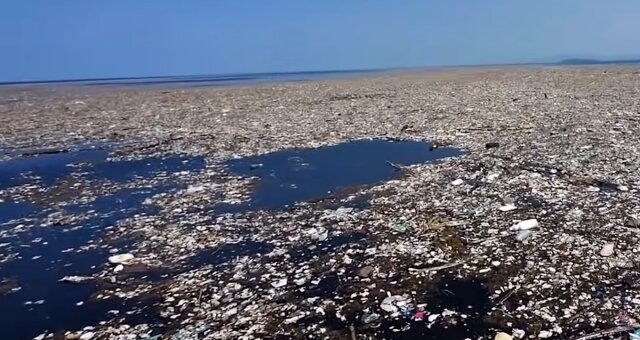 Verschmutztes Gewässer. Quelle: Screenshot Youtube
